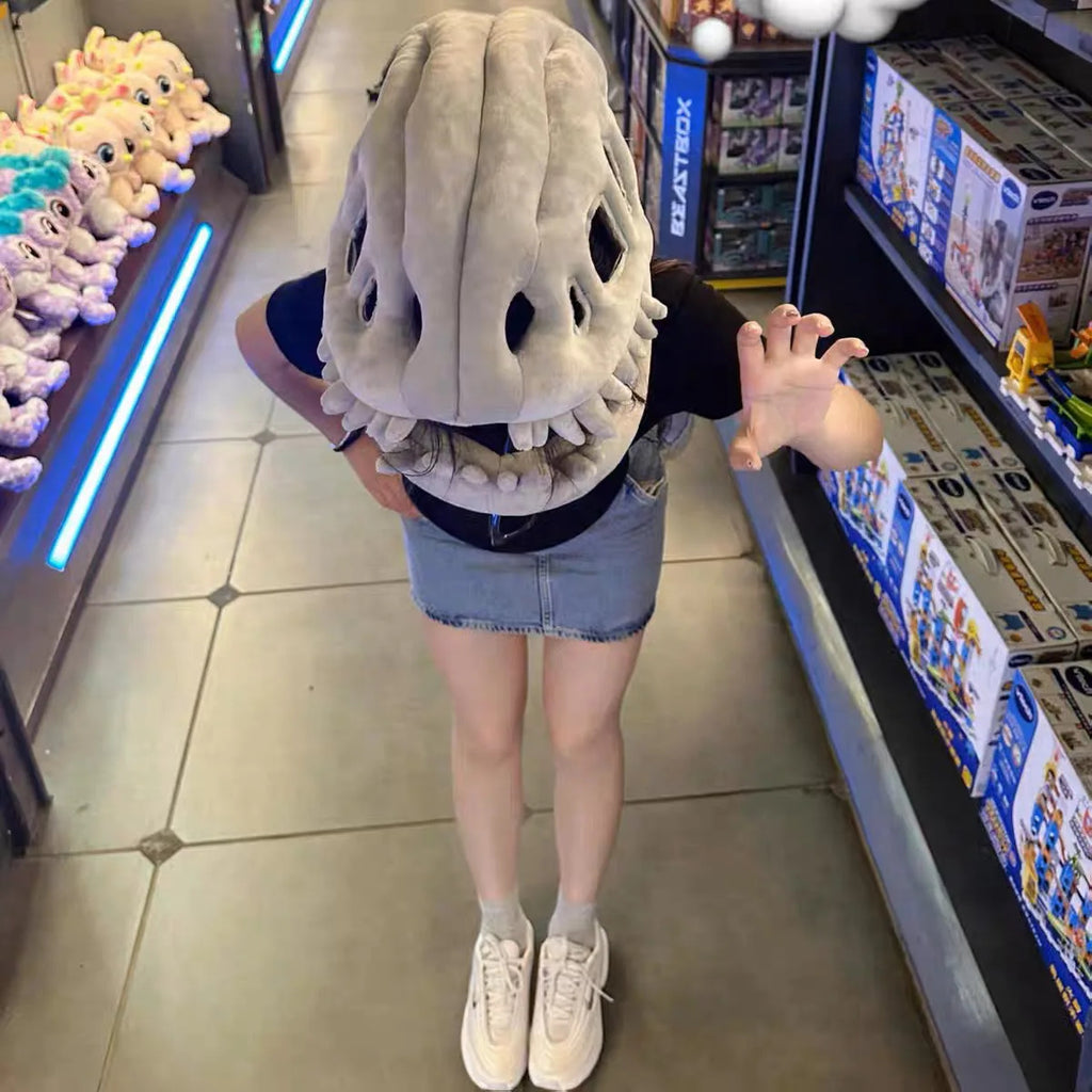 Tragbares Dinosaurier-Skelett-Plüschtier