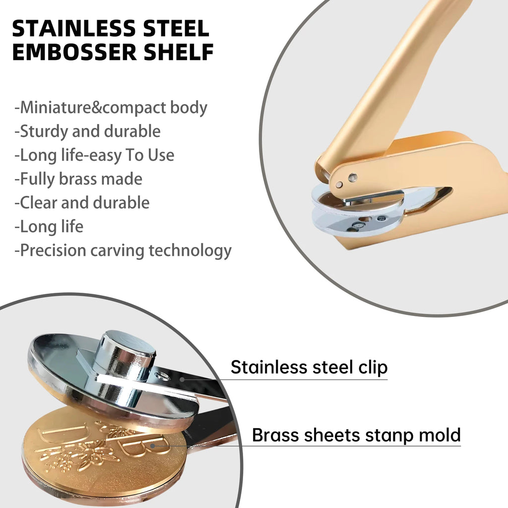 Individuelle Prägevorrichtung für Bücher