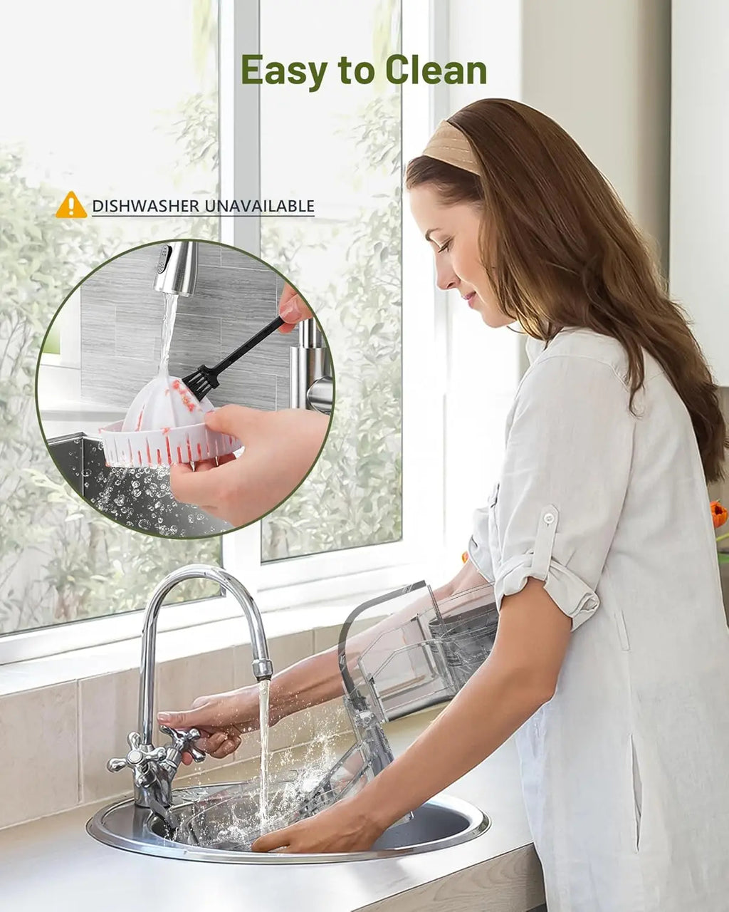 Elektrischer Entsafter mit zwei Köpfen