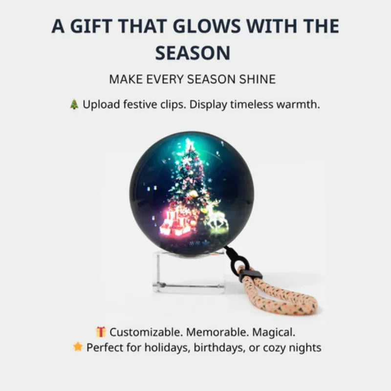 Customizable Video Crystal Sphere