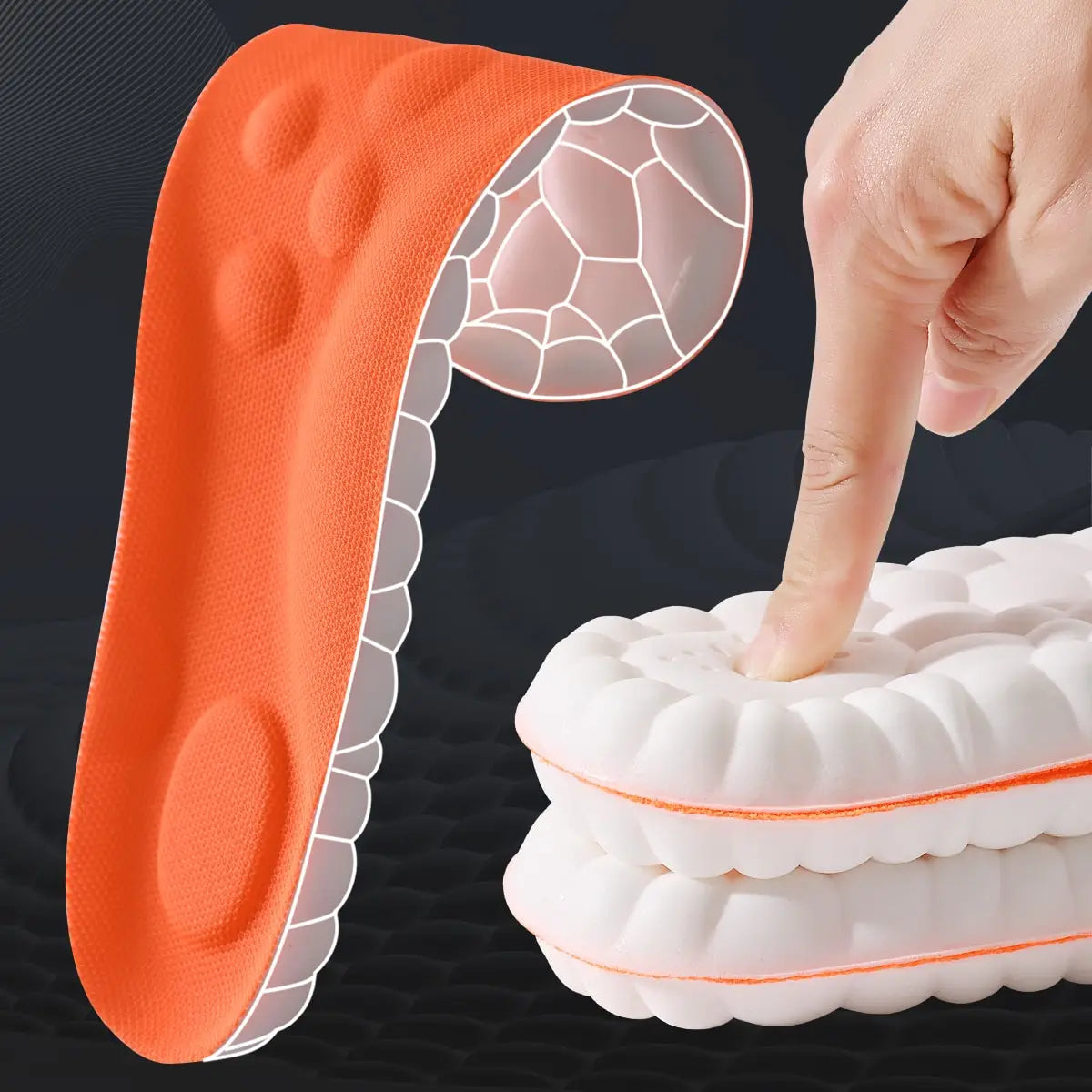 Stoßdämpfende Schuheinlagen